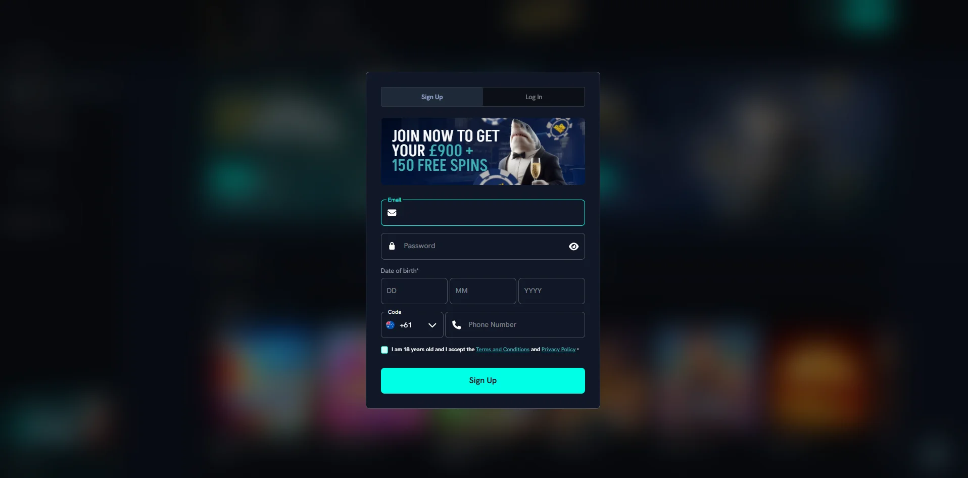 Existing customer bonuses and promotions at Spinshark