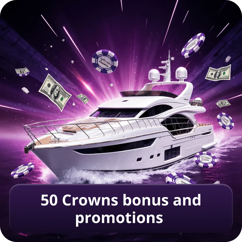 50 Crowns Bonus and Promotions wagering terms welcome offer 50 Crowns Bonus and Promotions