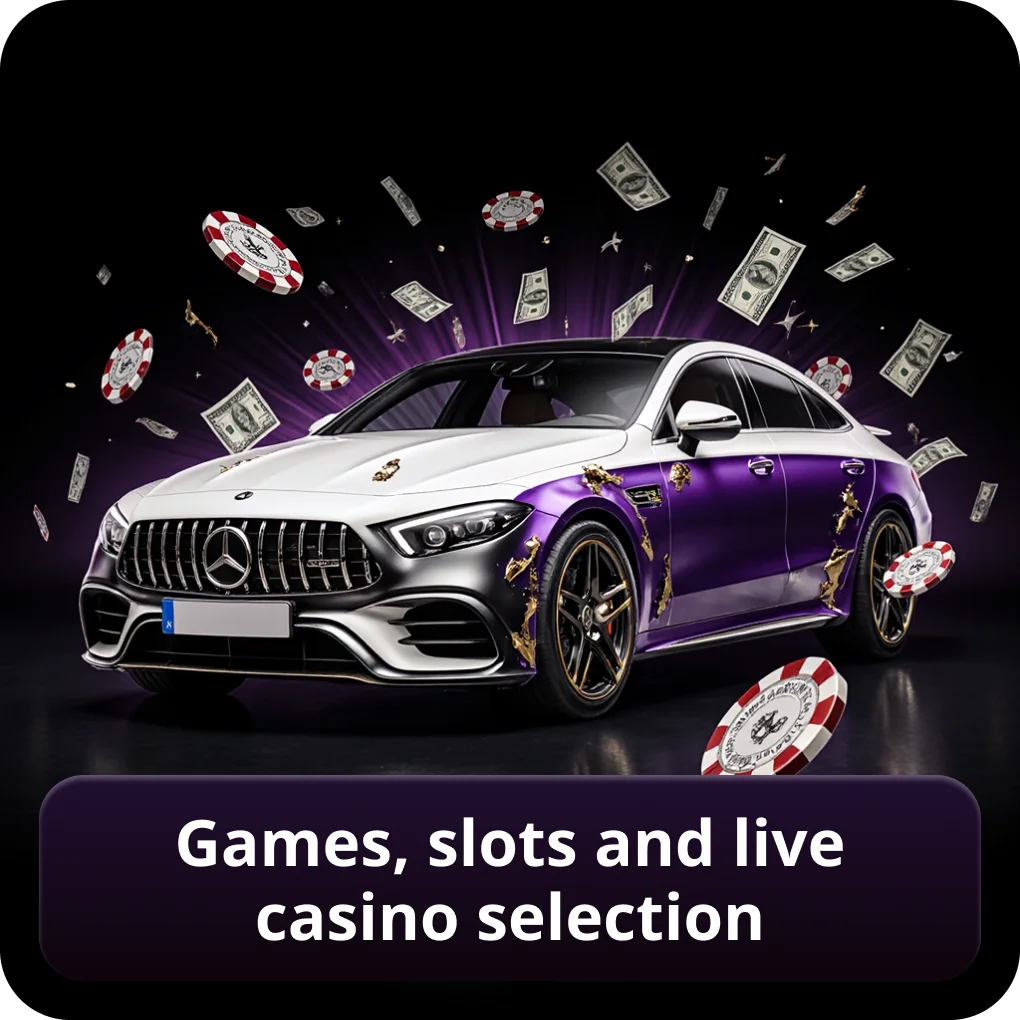 Games, slots and live casino selection full overview Games, slots and live casino selection