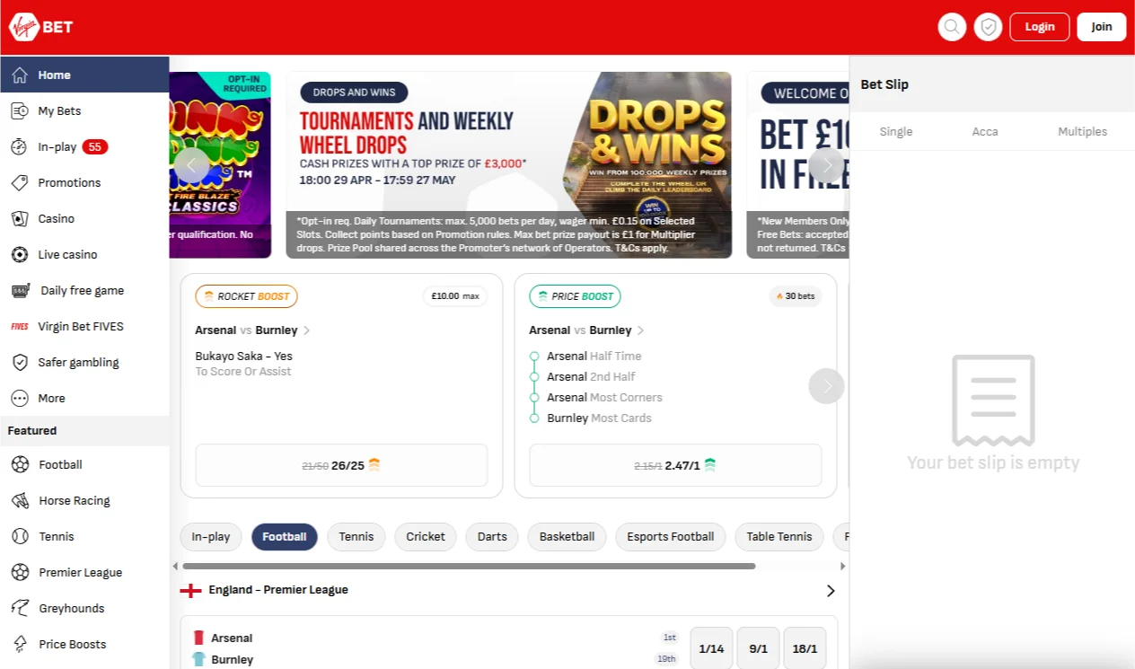 Virgin Bet Casino – Best non GamStop casinos