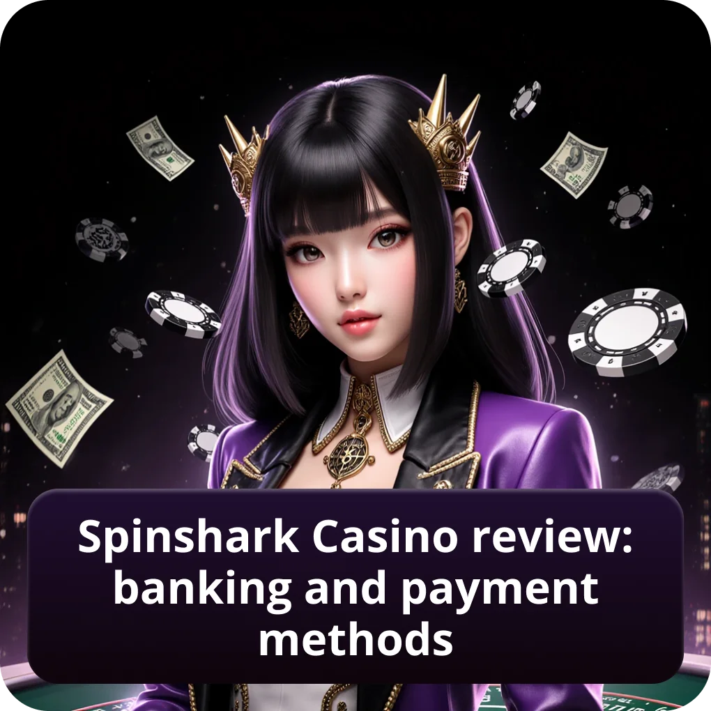 Spinshark Casino Review: Banking and payment methods