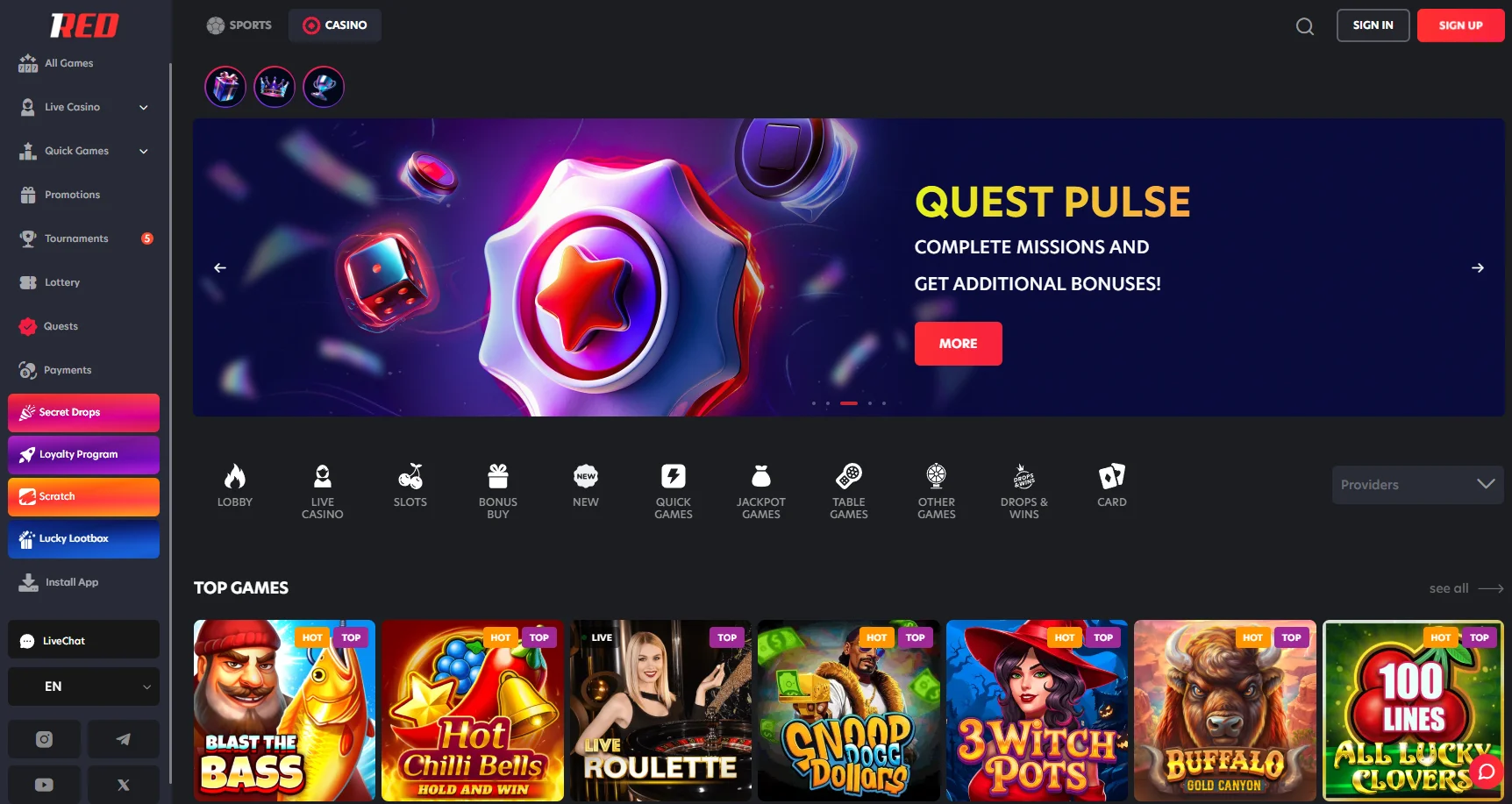Top 10 Alternative Casinos for UK Players